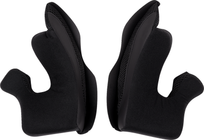 MOOSE OFFROAD Air Intake Cheek Pads - Black - XS 0134-3195