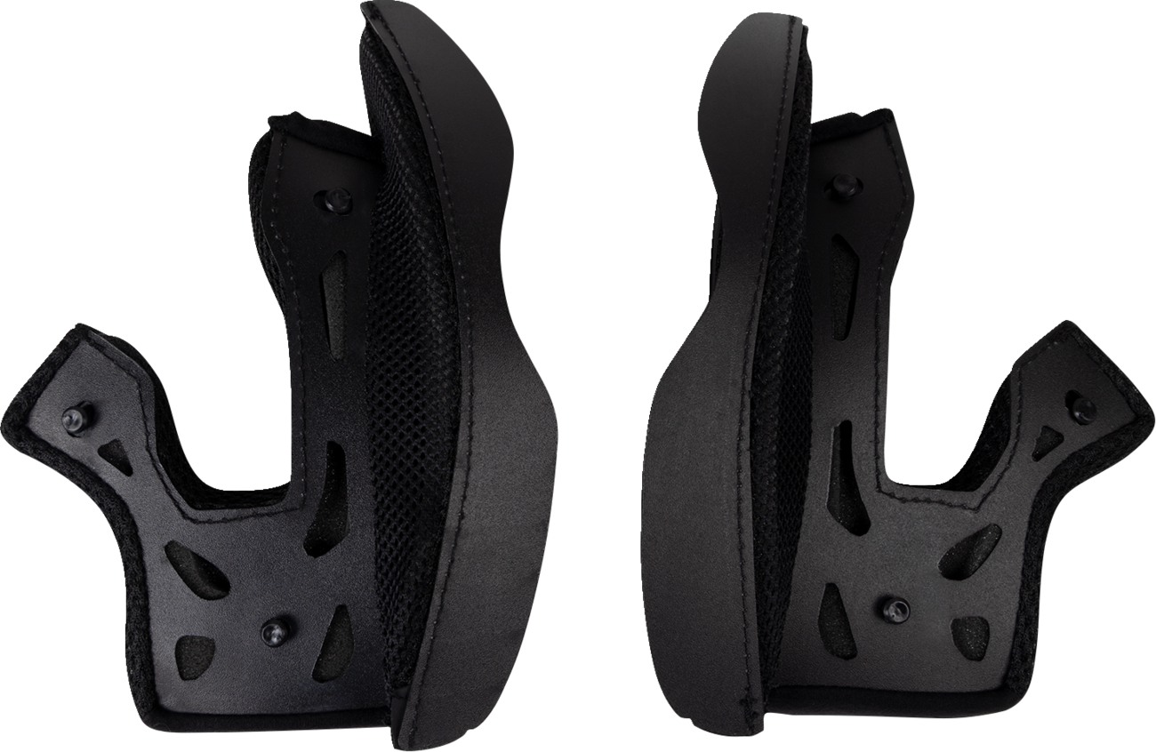 MOOSE OFFROAD Air Intake Cheek Pads - Black - 2XL 0134-3200