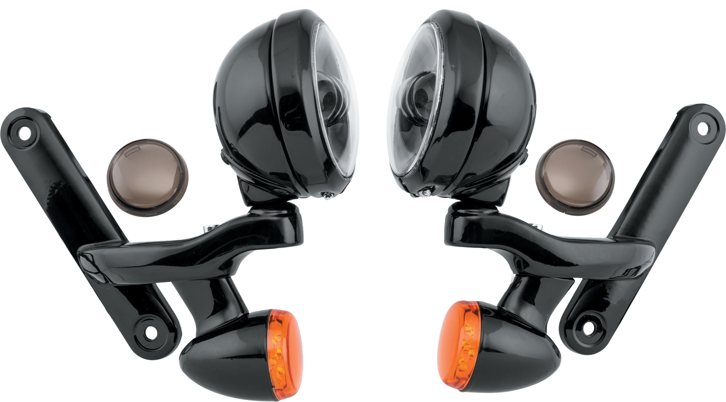 4.5" Led Assm W/ Brkt Turns Blk/Blk `97 13