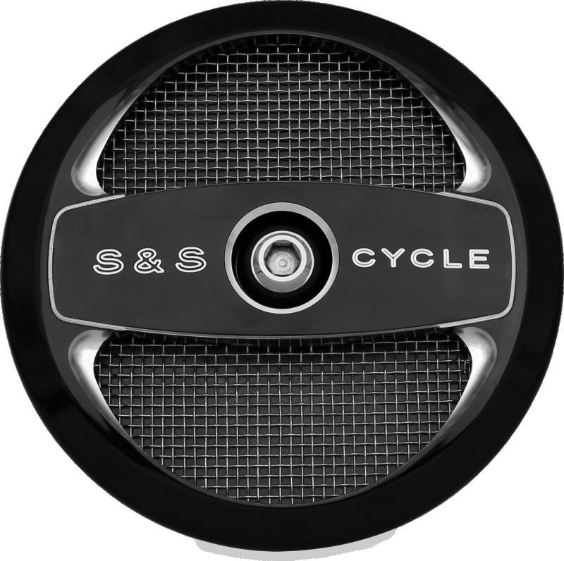 S&S Cycle Air 1 Air Cleaner Cover - Gloss Black