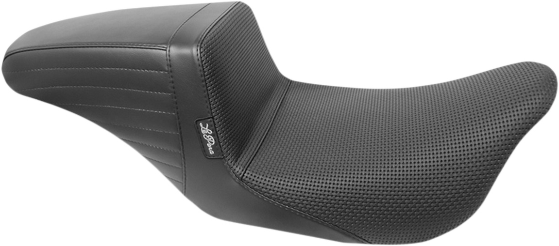 LE PERA Kickflip Seat - Basketweave - Black - FL '08-'23 LK-597BW