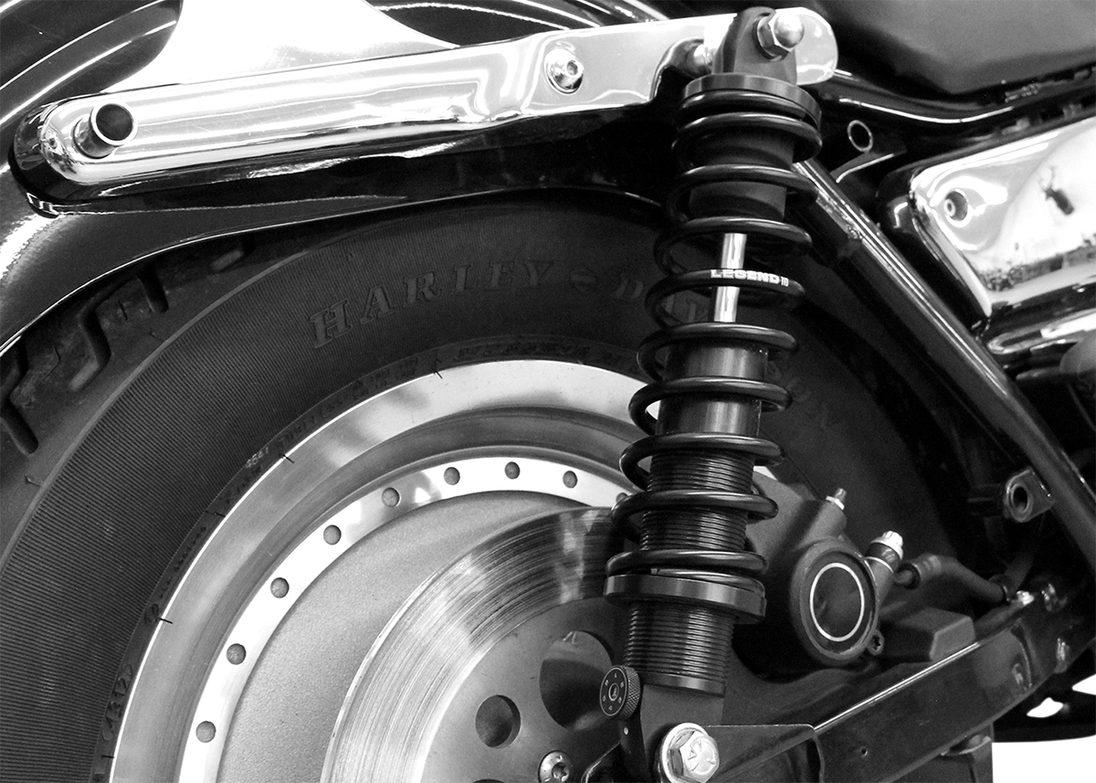 LEGEND SUSPENSION REVO-A Adjustable FXR Coil Suspension - 14" - Gloss Black - Heavy-Duty 1310-1111