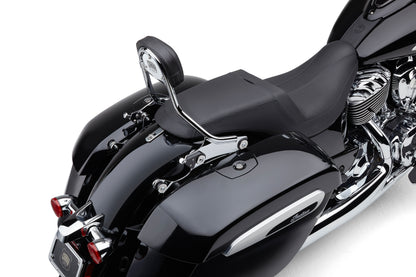 Detach Backrest Short Chrome Chieftain 14 25