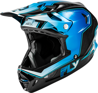 Werx R Flow Carbon Helmet Black Carbon/Blue/White Xs