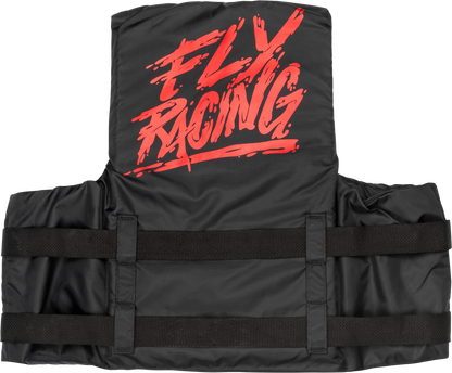 Nylon Flotation Vest Black/Red Xs