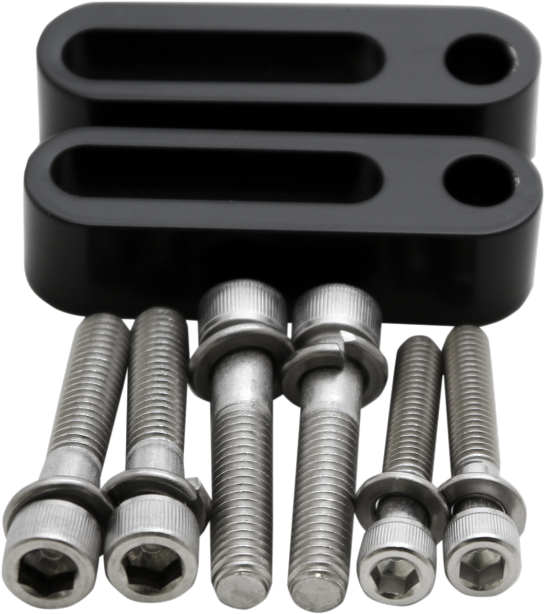 PRO PAD Floorboard Extension Kit - Black - FLH/FLT '10-'24 FB-EXT-P10