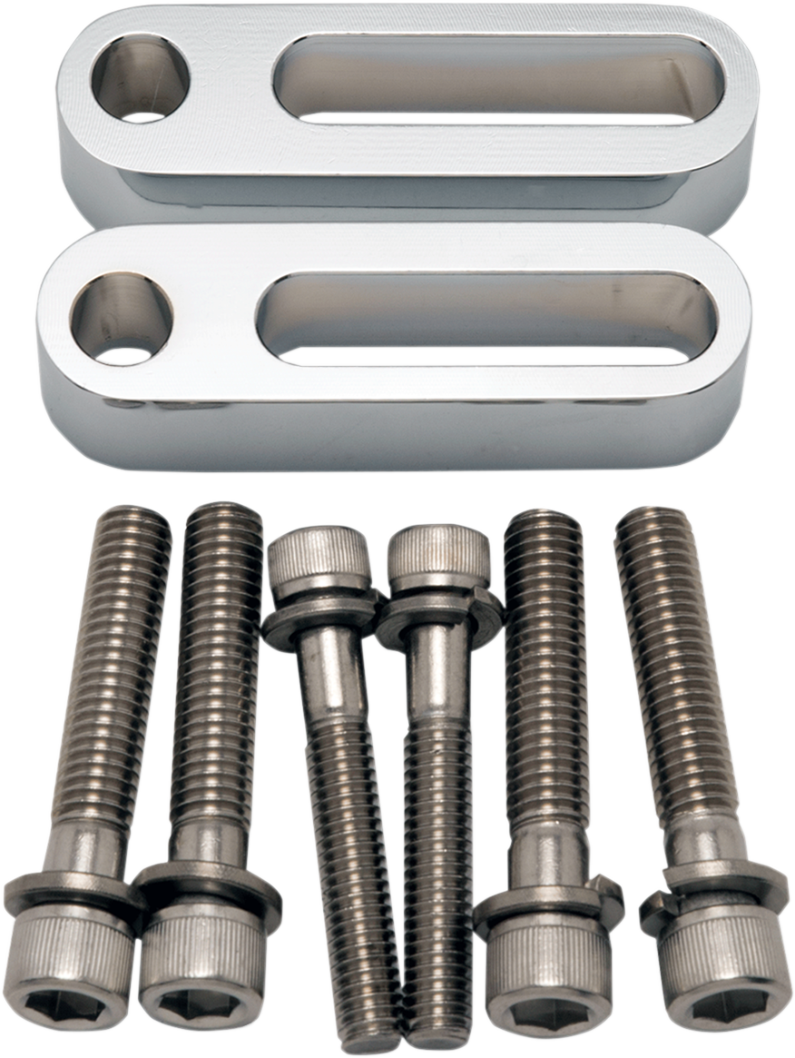 PRO PAD Floorboard Extension Kit - Chrome - FLH/FLT '10-'24 FB-EXT-P10-C