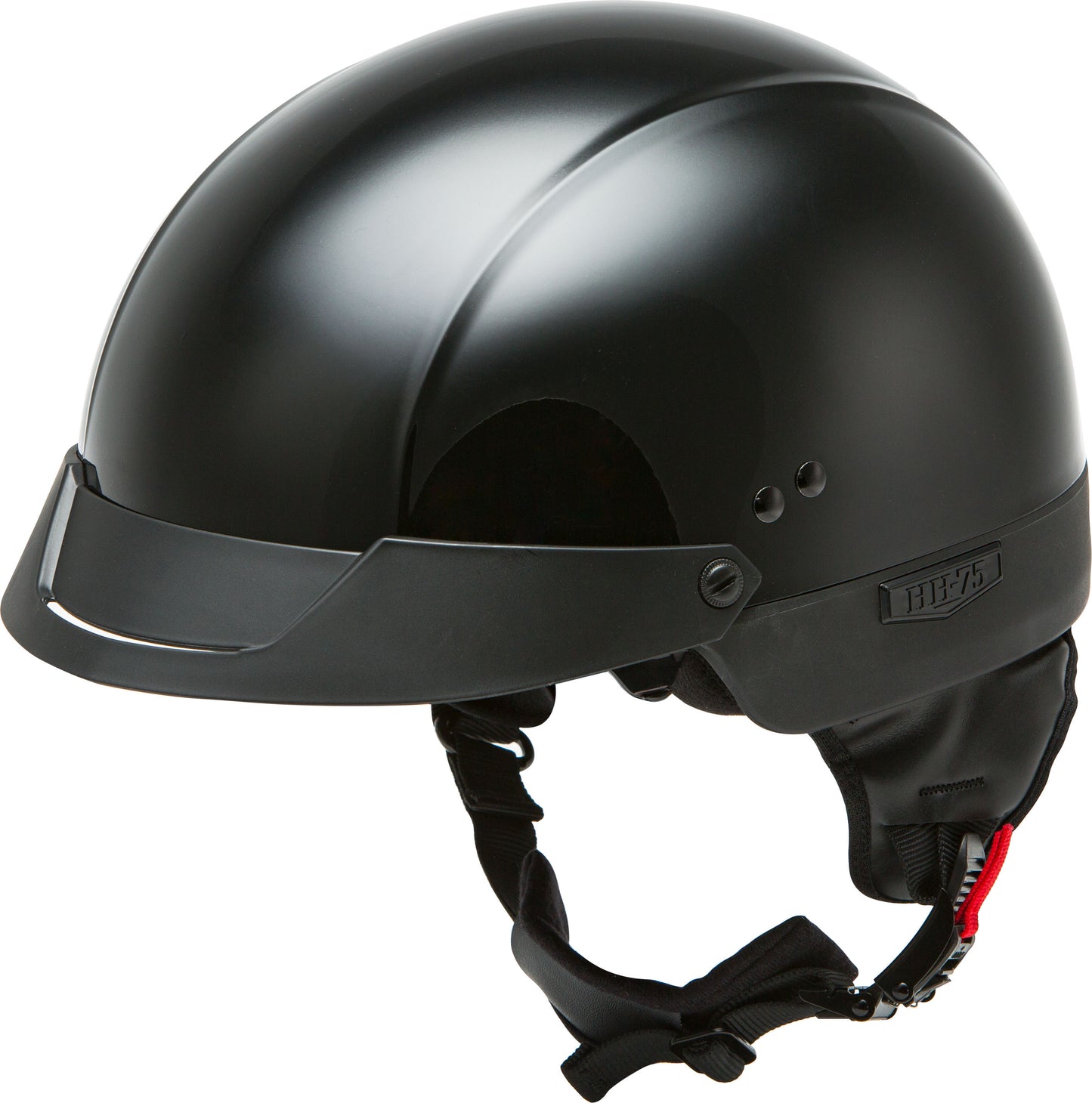 Hh 75 Half Helmet Black Xs