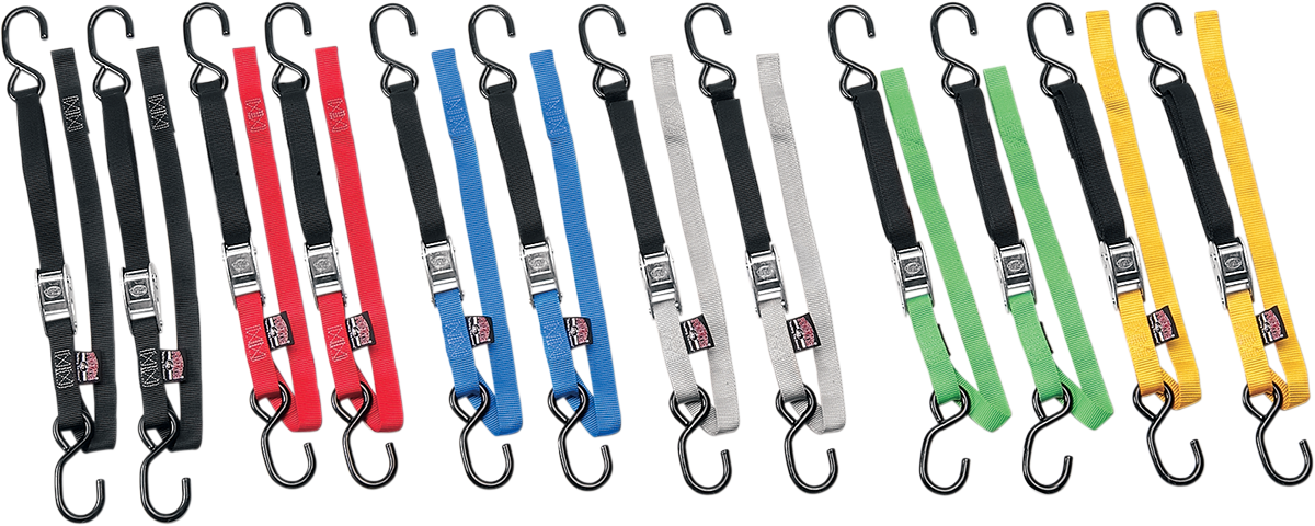 POWERTYE MFG. Soft-Tye Tie-Downs - 1" x 5-1/2' - Silver 23624