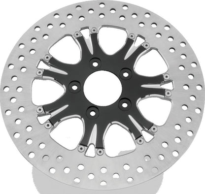 Performance Machine Disc/Carr 11.5in Heathen Fr Lt  - Contrast Cut Platinum