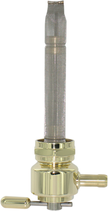 PINGEL Hex Round Fuel Valve - Brass - 22 mm 6311-BR