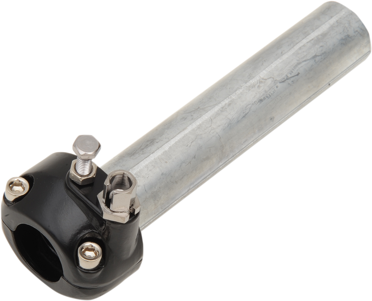 EMGO 7/8" Throttle Assembly - Single Cable - Black 44-29470B