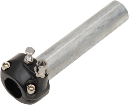 EMGO 7/8" Throttle Assembly - Single Cable - Black 44-29470B