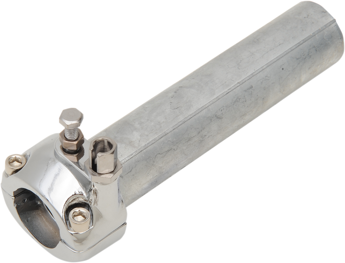 EMGO 1" Throttle Assembly - Single Cable - Chrome 44-29472