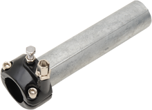 EMGO 1" Throttle Assembly - Single Cable - Black 44-29472B