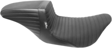 LE PERA Kickflip Daddy Long Legs Seat - Pleated w/ Gripp Tape - Black - FL '08-'23 LK-597DLPTGP