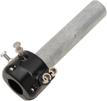 EMGO 7/8" Throttle Assembly - Dual Cable - Black 44-29474B