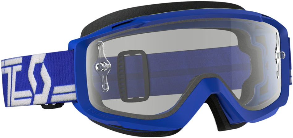 Split Otg Goggle Blue/White W/Clear Works Lens