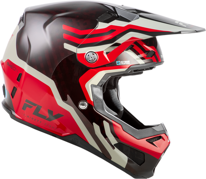 Formula S Carbon Byte Helmet Red Carbon/Red/Grey Lg