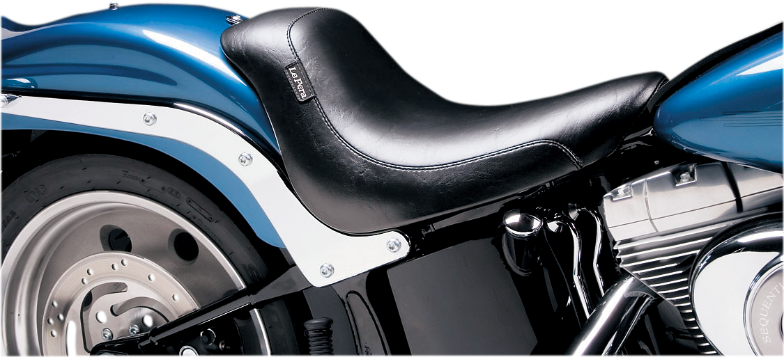 LE PERA Silhouette Solo Seat - Smooth - Black - FXST '06-'17 LGK-850