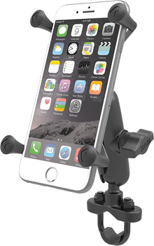 Handlebar Rail Mount W/U Bolt Base & X Grip Large Cradle