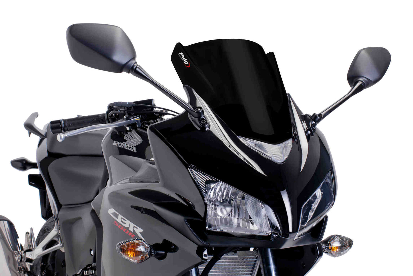 Windscreen Racing Black