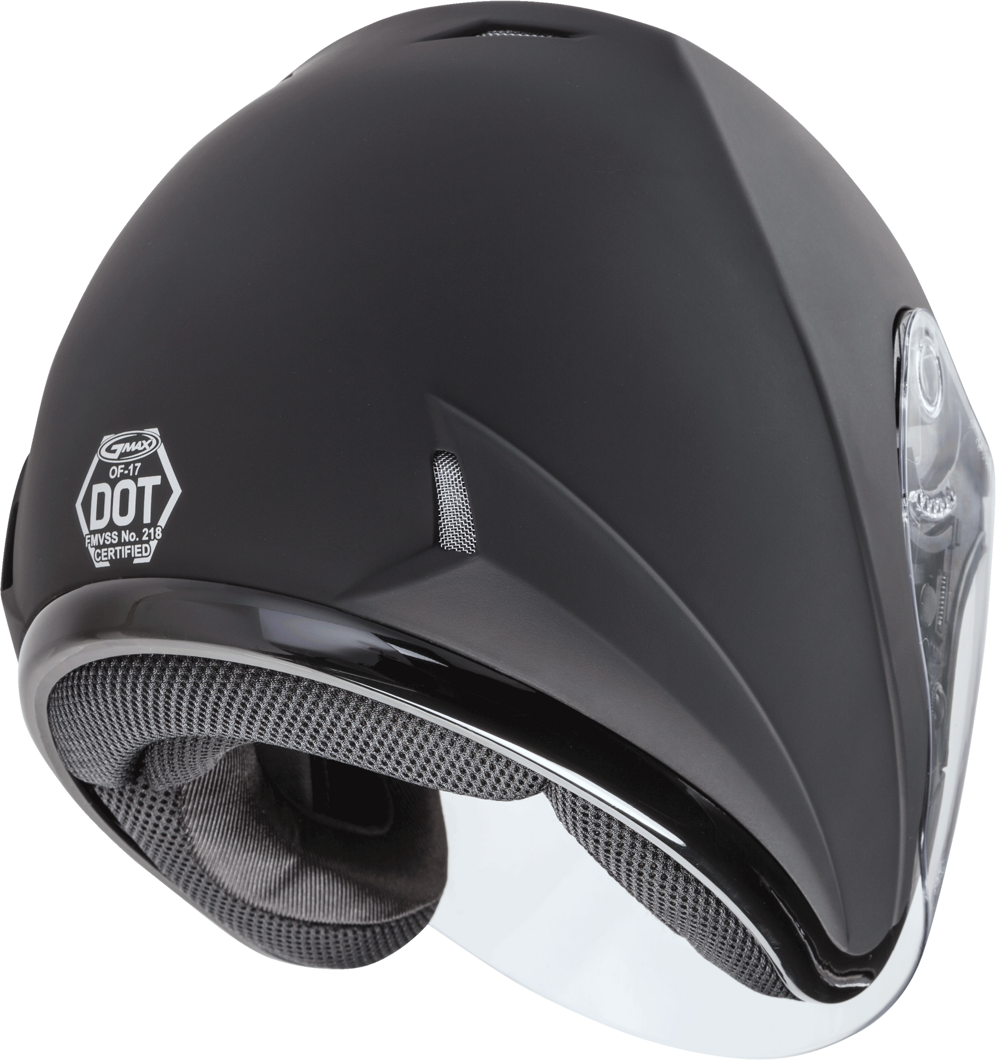 Of 17 Open Face Helmet Matte Black Xl