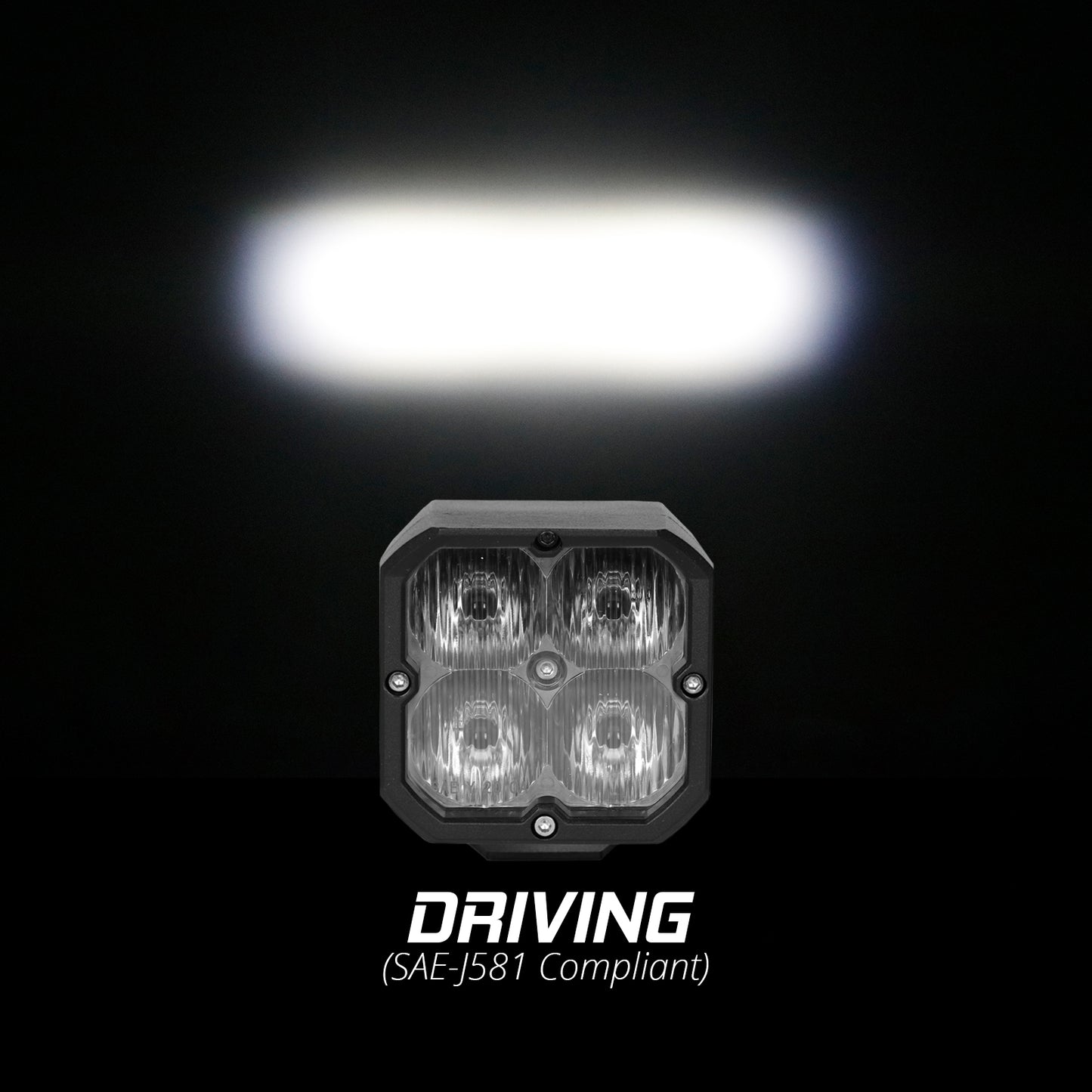 20w Round Rgb Pod Lights Driving Beam