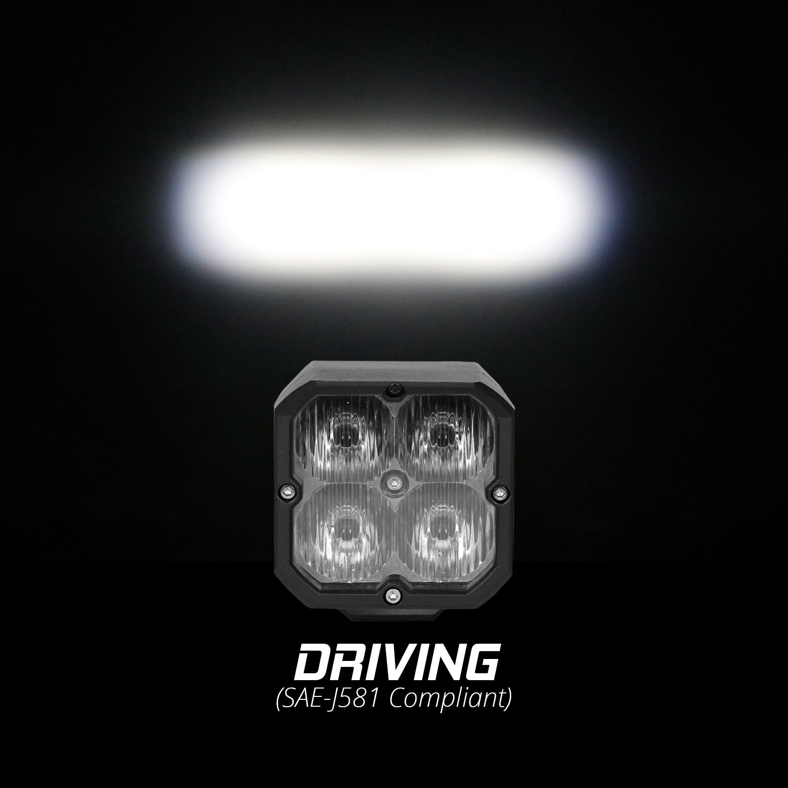 20w Round Rgb Pod Lights Driving Beam