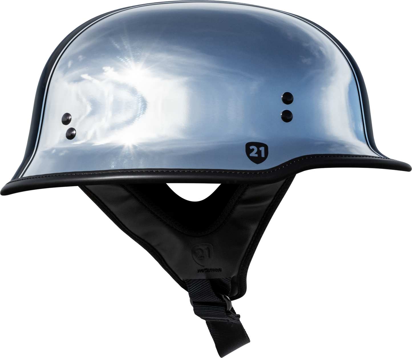 9mm German Beanie Helmet Chrome Sm