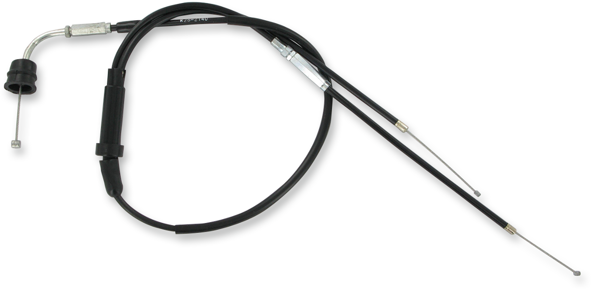 PARTS UNLIMITED Vinyl Covered Throttle/Oil Injection Cable - '81-'98 PW50 4X4-26311-01