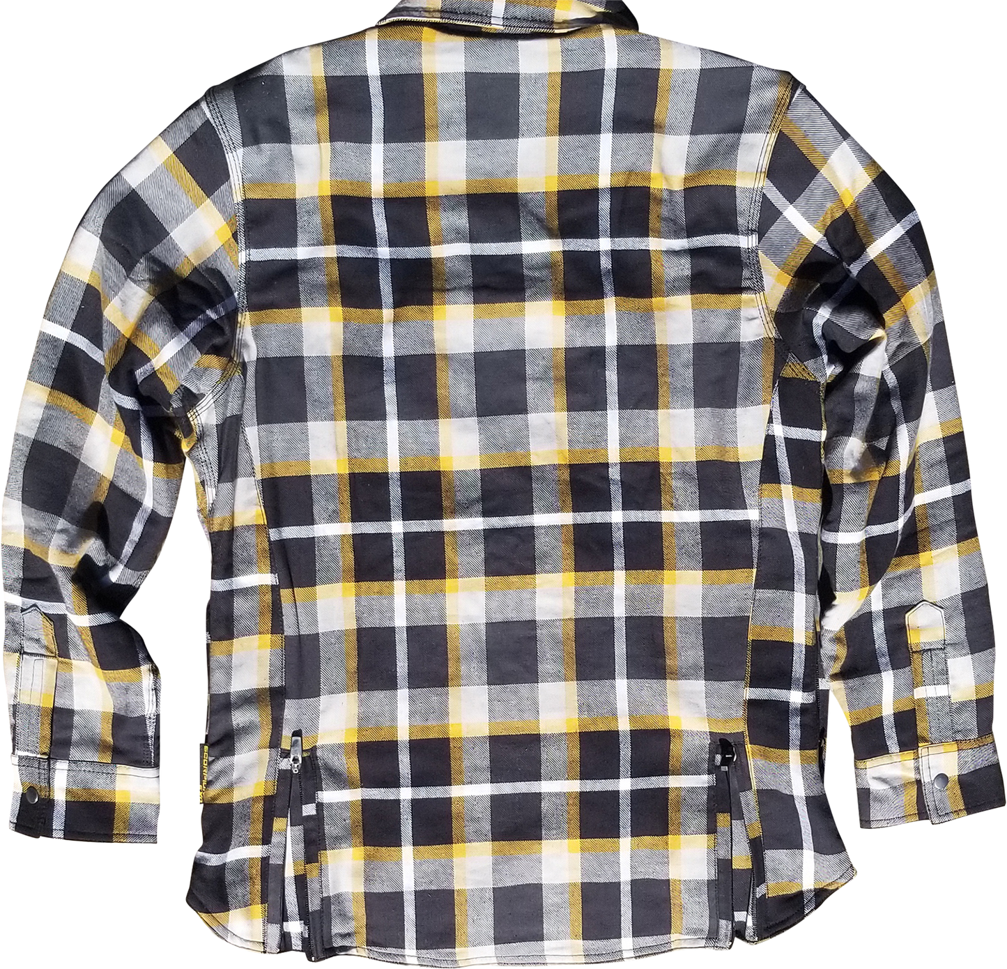 Covert Womens Flannel White/Yellow Sm