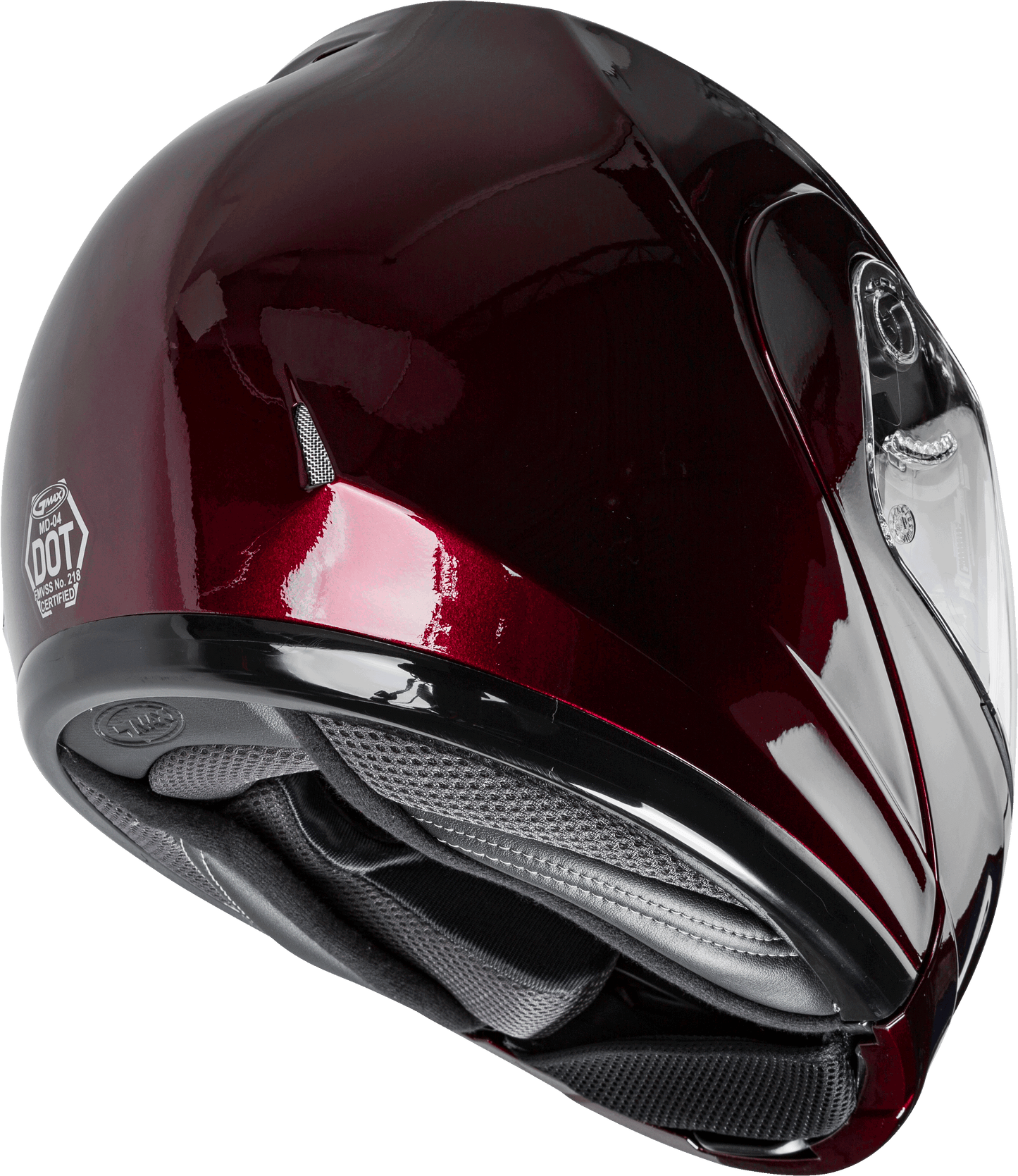 Md 04 Modular Helmet Wine Red Xs