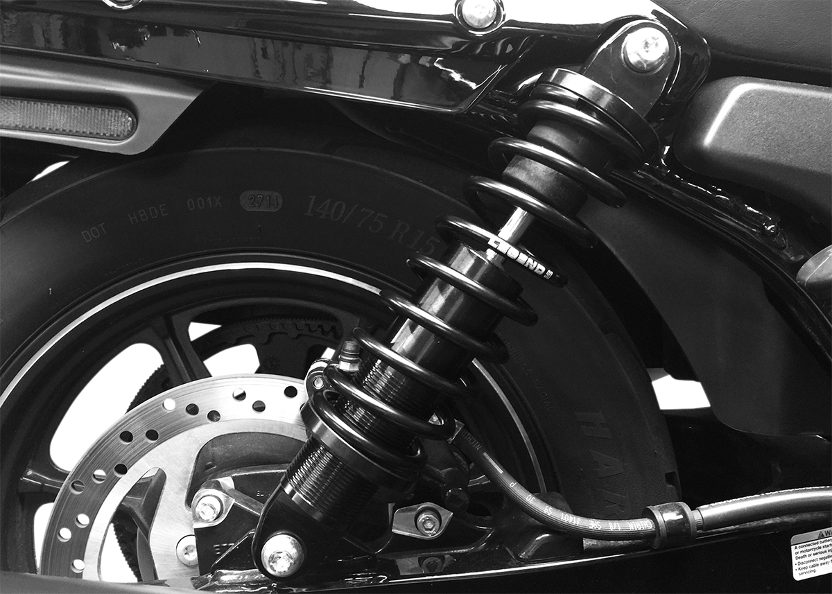 LEGEND SUSPENSION REVO Street Shocks - 12" - Black - Standard 1310-1181