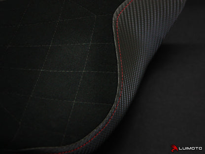 LUIMOTO Diamond Edition Rider -Standard Seat- Cover for the DUCATI 1199 PANIGALE