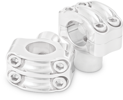 Reaper 1 1/2" Risers 1" Bar Set   Chrome