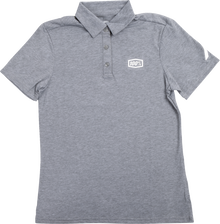100% Women's Corpo Polo Shirt - Heather Gray - Small 28106-252-10