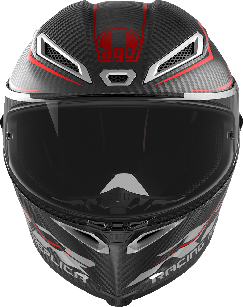 AGV Pista GP RR Helmet - Intrepido - Matte Carbon/Black/Red - Small 2118356002-019-S