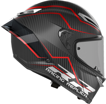 AGV Pista GP RR Helmet - Intrepido - Matte Carbon/Black/Red - Small 2118356002-019-S