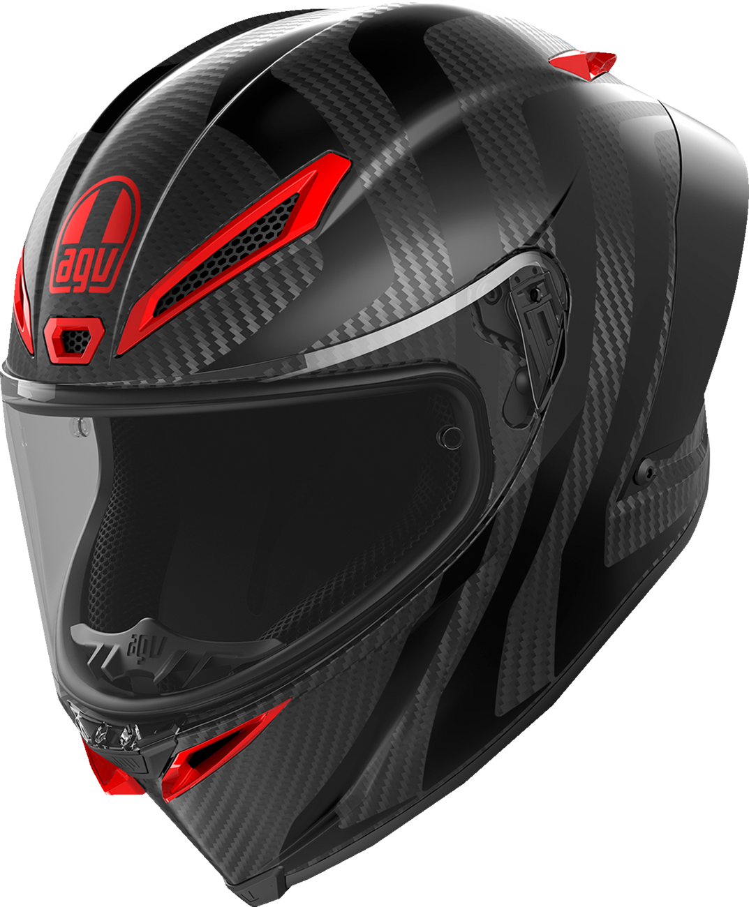 AGV Pista GP RR Helmet - Intrepido - Matte Carbon/Black/Red - Medium 2118356002-019-M