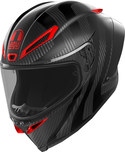 AGV Pista GP RR Helmet - Intrepido - Matte Carbon/Black/Red - Medium 2118356002-019-M