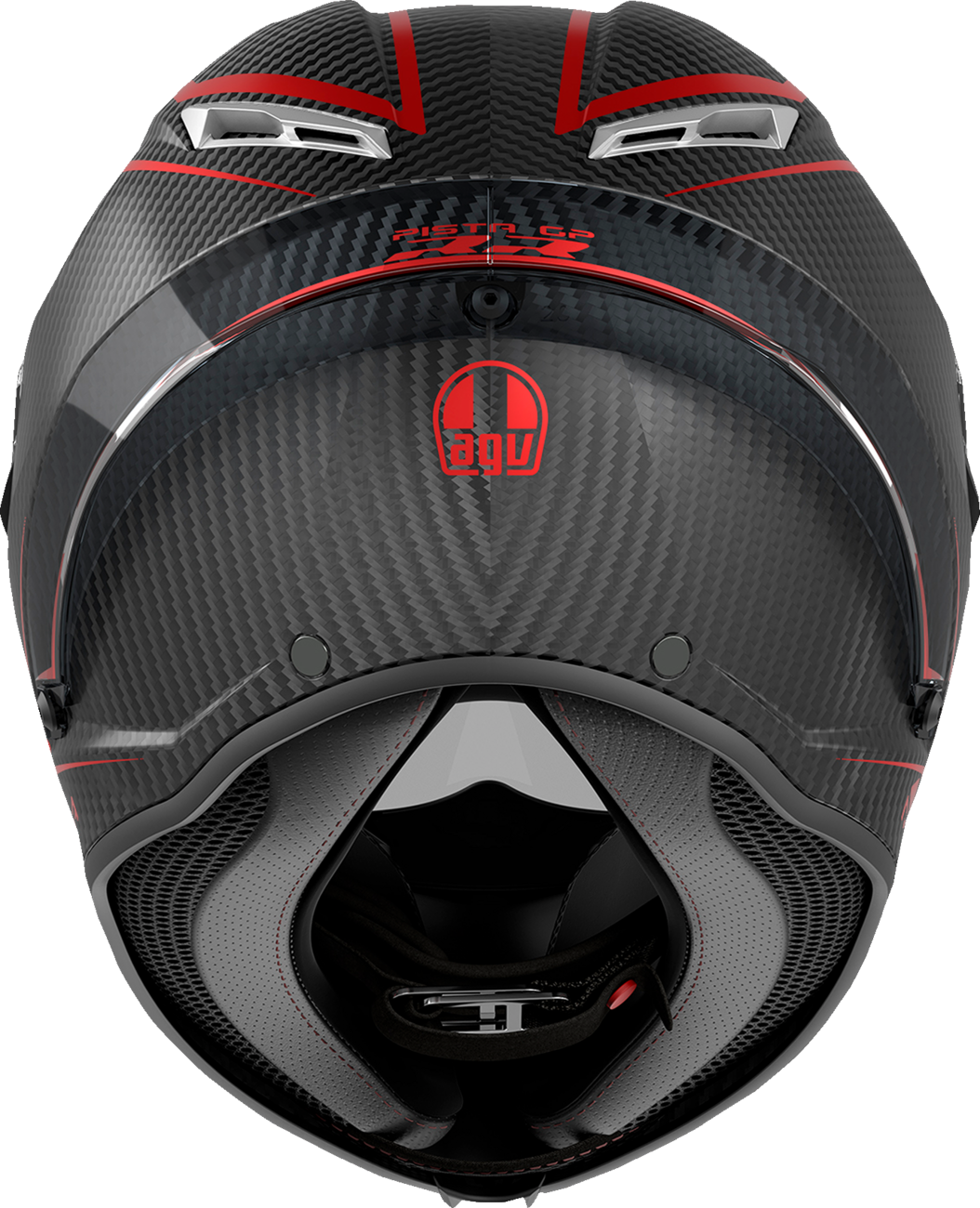 AGV Pista GP RR Helmet - Intrepido - Matte Carbon/Black/Red - Small 2118356002-019-S