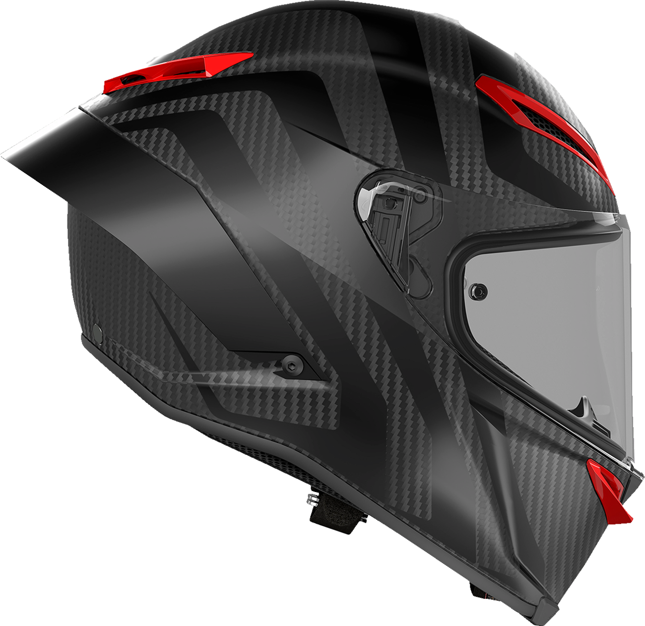 AGV Pista GP RR Helmet - Intrepido - Matte Carbon/Black/Red - Medium 2118356002-019-M