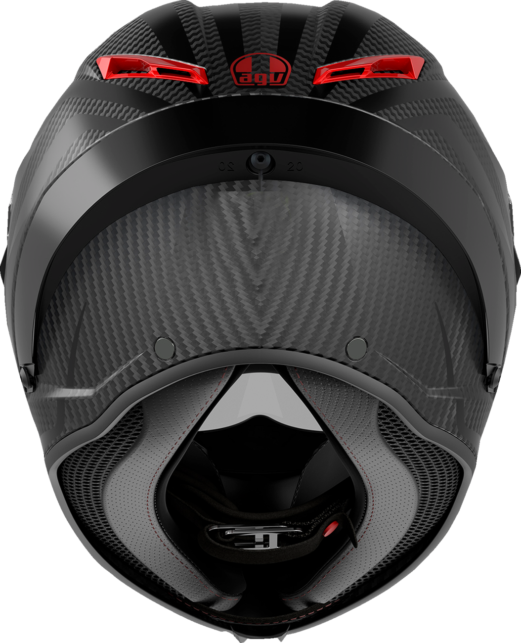 AGV Pista GP RR Helmet - Intrepido - Matte Carbon/Black/Red - Medium 2118356002-019-M