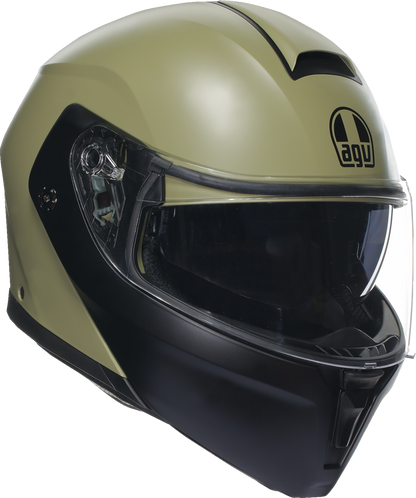AGV Streetmodular Helmet - Mono - Matte Pastello Green/Black - Large 2118296002010L