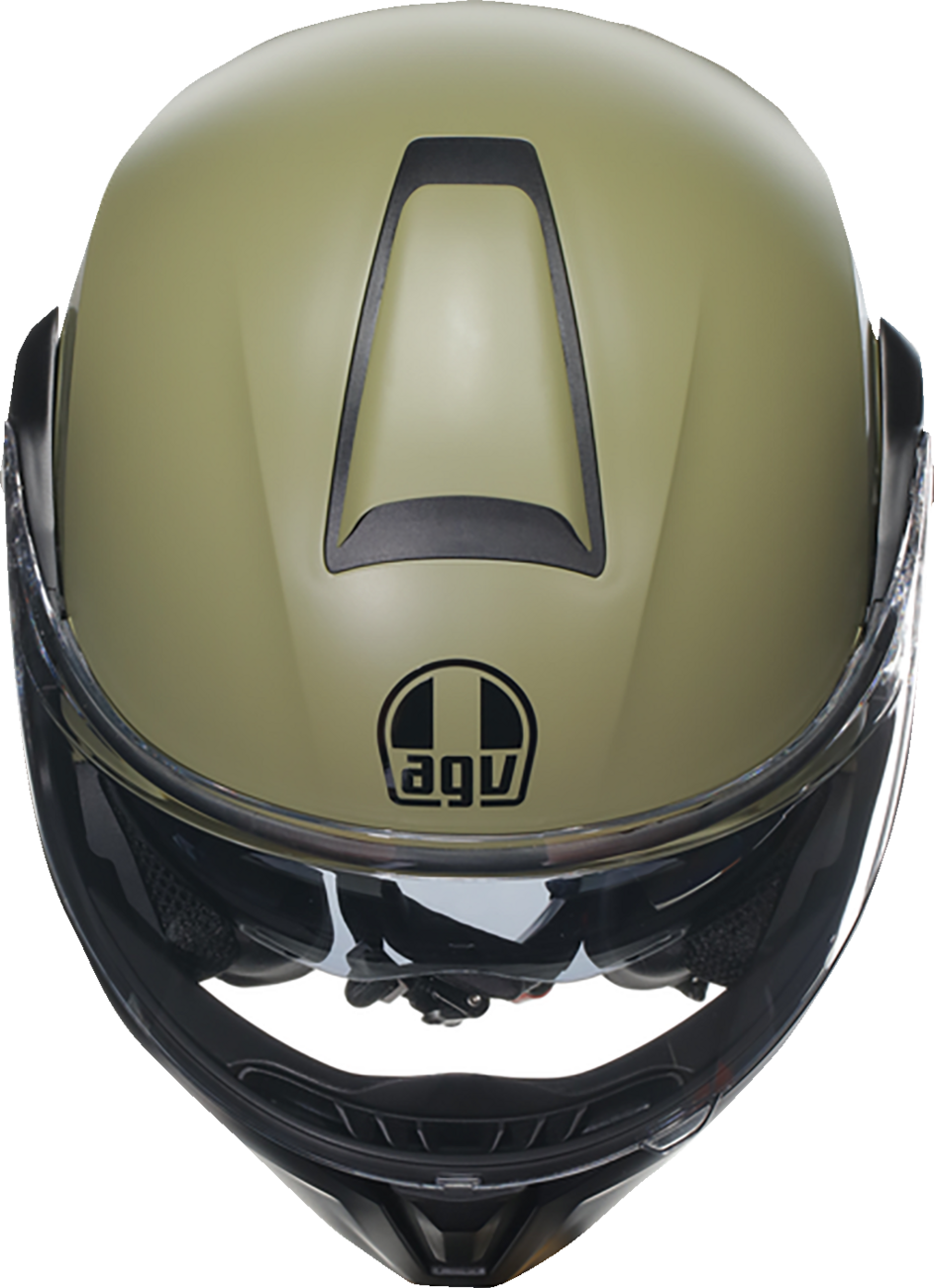 AGV Streetmodular Helmet - Mono - Matte Pastello Green/Black - Medium 2118296002010M