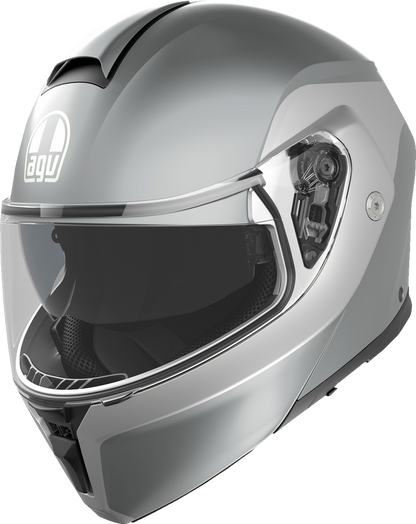 AGV Streetmodular Helmet - Levico - Double Light Gray - Medium 2118296002004M