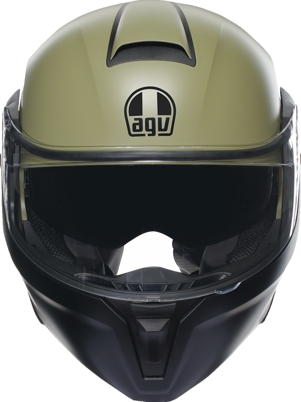 AGV Streetmodular Helmet - Mono - Matte Pastello Green/Black - Large 2118296002010L