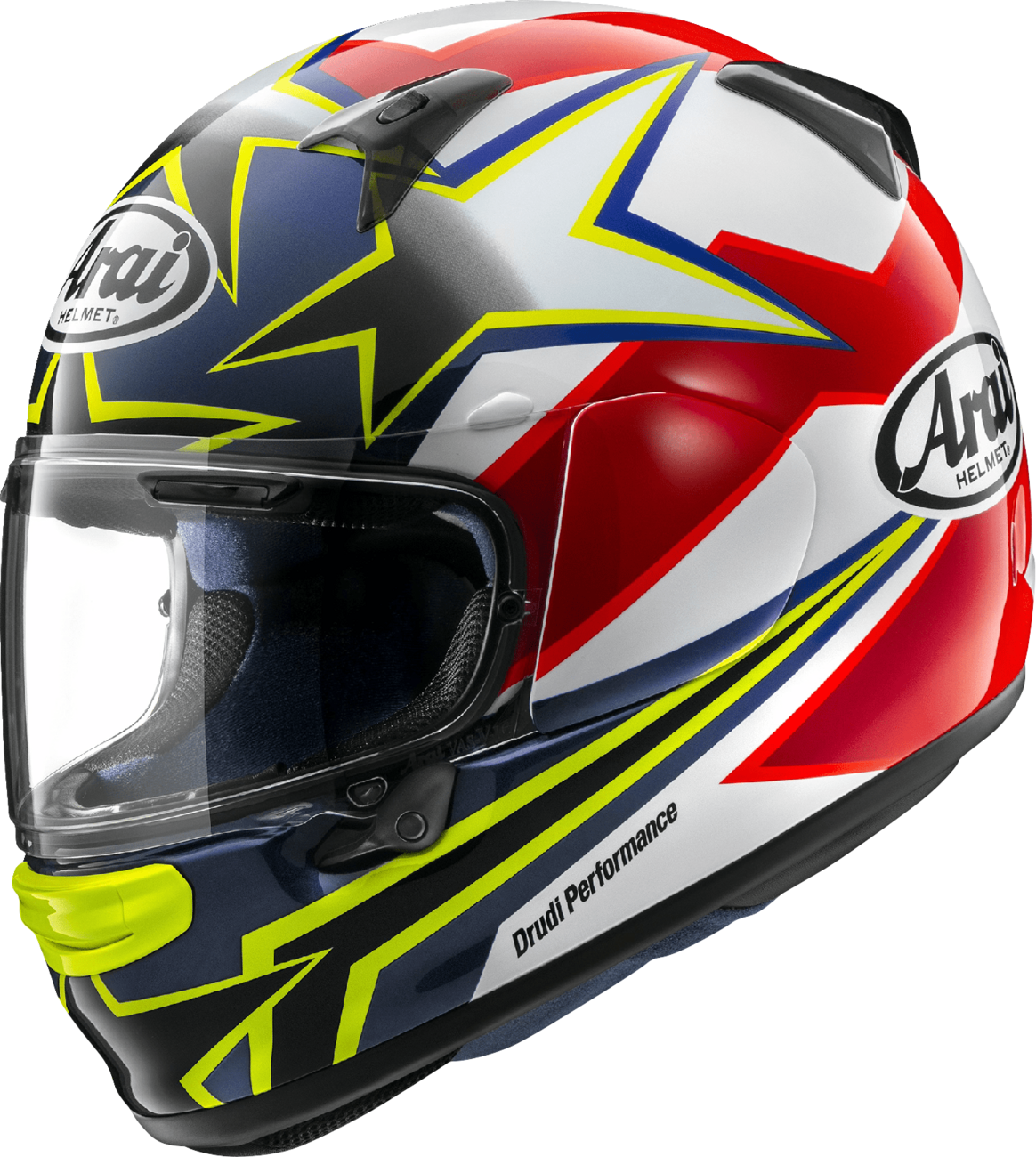 ARAI HELMETS Regent-X Helmet - Stars & Stripes - Yellow - XS 0101-17457