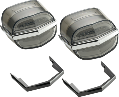 CIRO Taillights - Light Smoke Lens - Tri Glide 40933